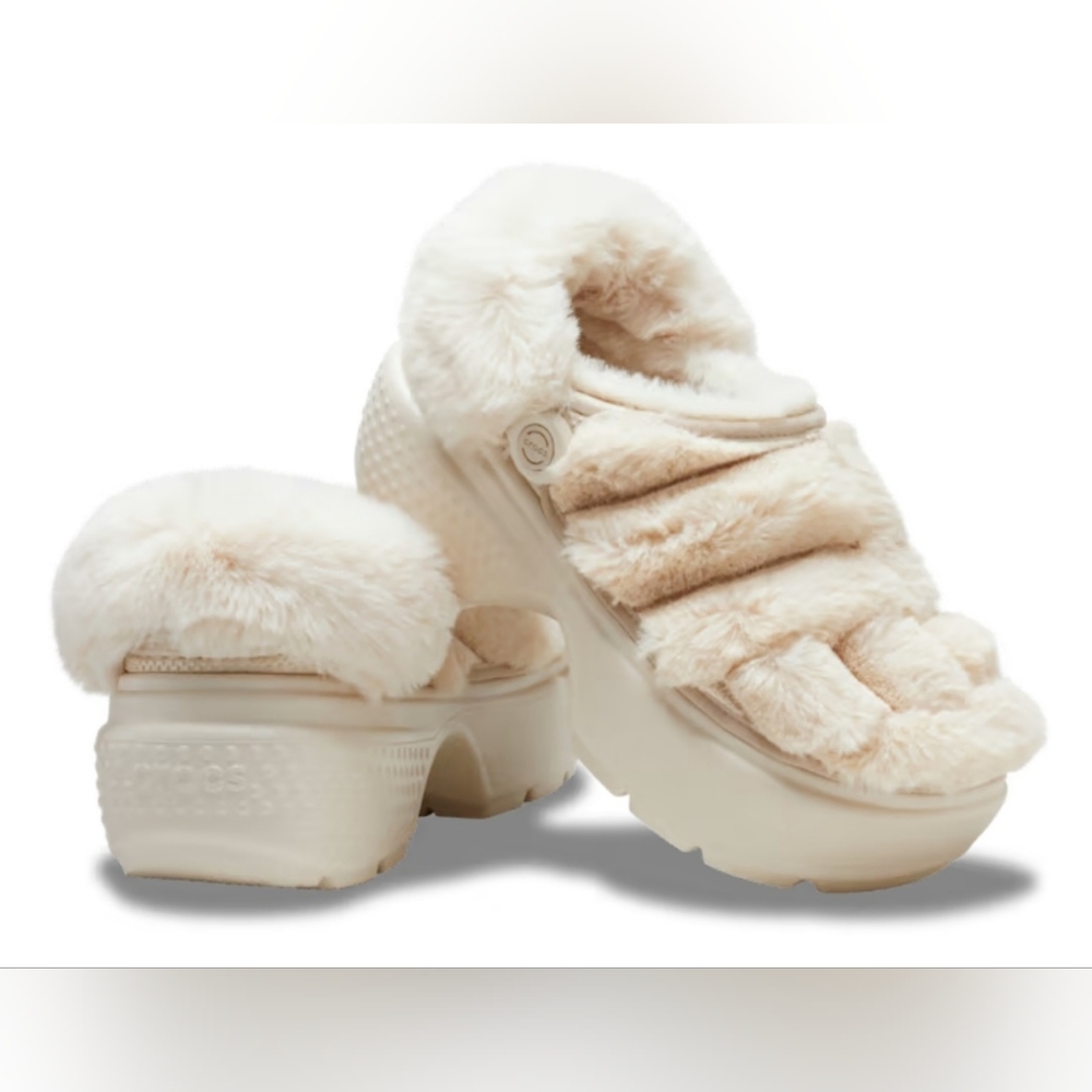 Chunky crocs platform